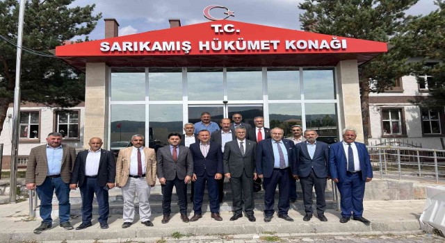 MHP Genel Başkan Yardımcısı Kamil Aydından Sarıkamış Kaymakamı Doğan Kemeleke ziyaret