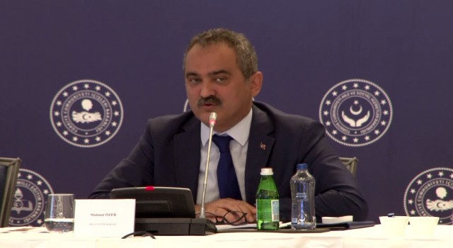 Milli Eğitim Bakanı Mahmut Özer, “Şiddet ve Medya Çalıştayı”na katıldı