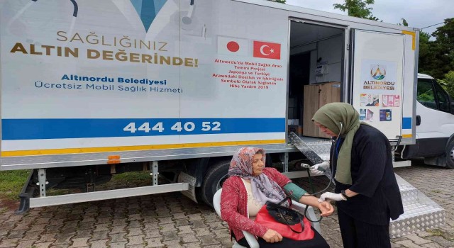 Mobil sağlık aracı ile 6 ayda 5 bin 297 kişiye hizmet sunuldu