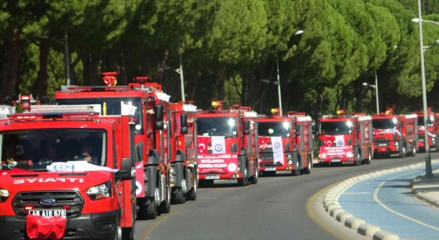 Muğla Büyükşehir itfaiye araç sayısını 167ye yükseltti
