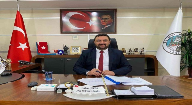 Mut Belediye Başkanı Şeker: Halka hizmet için bu koltuktayım