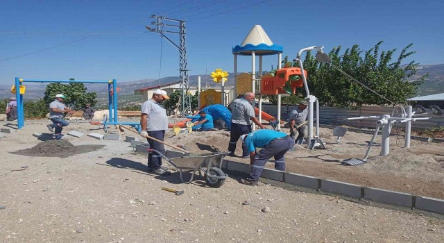 Mutta parklarda temizlik ve onarım çalışması yapılıyor