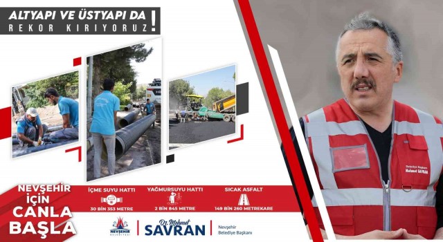 Nevşehir Belediyesi yazı verimli geçirdi
