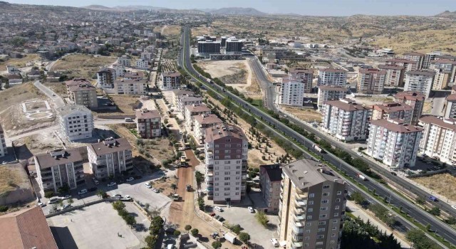 Nevşehirde asfalt çalışmaları devam ediyor