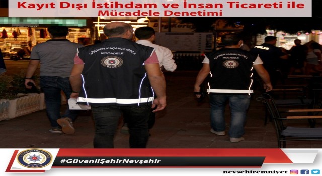 Nevşehirde kayıt dışı istihdam denetimi yapıldı