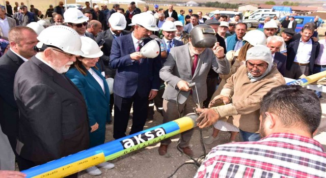 Oklubalı doğalgaza kavuşuyor