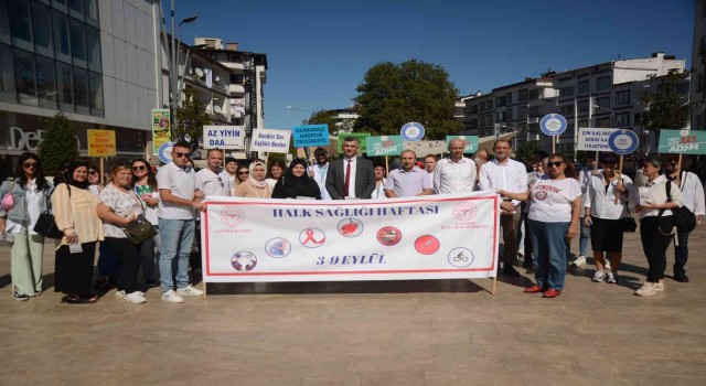 Orduda halk sağlığı yürüyüşü