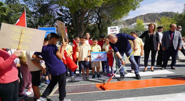 Ortacada ‘Yayalara saygı etkinliği