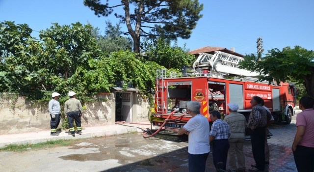 Osmancıkta ev yangını korkuttu