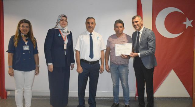 Osmaniye'de Diyabet okulu mezunları diplomalarını aldı