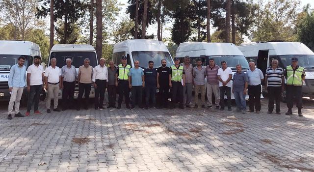Osmaniye’de Jandarmadan okul servis aracı denetimi