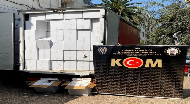 Osmaniyede kaçakçılık operasyonları