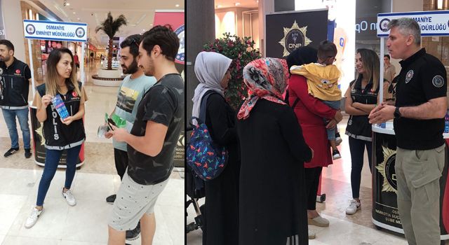 Osmaniye'de Uyuşturucu ile mücadele stantları ilgi görüyor