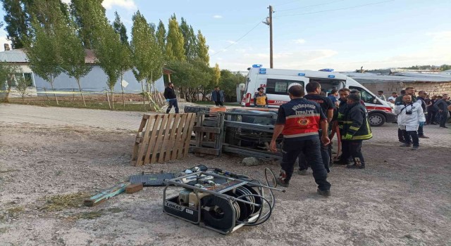 Özalpta forkliftin altında kalan sürücü öldü
