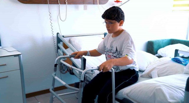 (Özel) 12 yaşındaki Kerem de artık istediği kadar koşabilecek