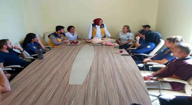 Polislere ‘Temel Yaşam Desteği Eğitimi verildi