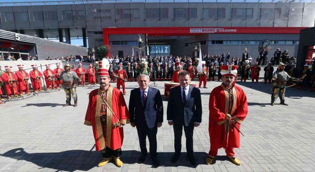 Polonyadaki MSPO Uluslararası Savunma Sanayi Fuarı açılışında MSB Mehteran Birliği konseri