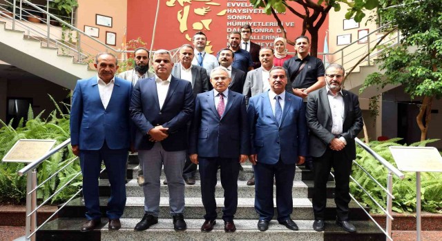 Rektör Özaydına Libyadan ziyaret