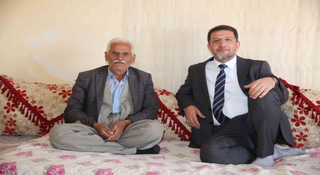Rektör Prof. Dr. Alkış, Kıbrıs gazisi Hasan Bayık ile bir araya geldi