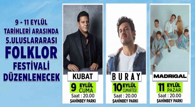 Şahinbeyde halkoyunları rüzgarı esecek