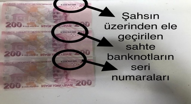Sancaktepede sahte para ile televizyon satın alan şahıs yakayı ele verdi