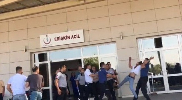 Şanlıurfada sağlıkta şiddet kamerada