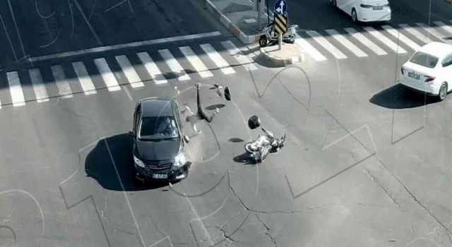 Şanlıurfadaki trafik kazaları şehir polis kameralarında