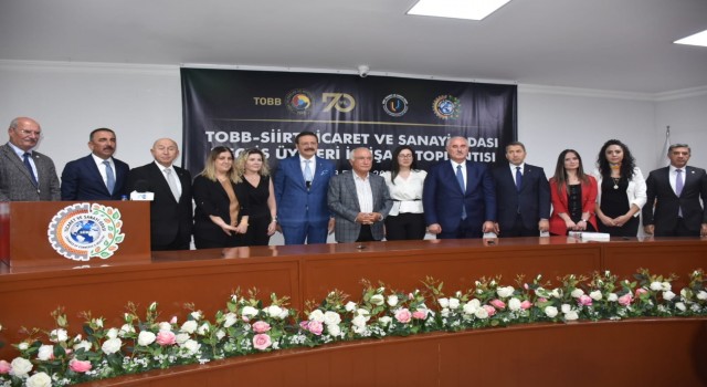 Siirtte TOBB Atatürk Anadolu Lisesi için açılış kurdelesi kesildi
