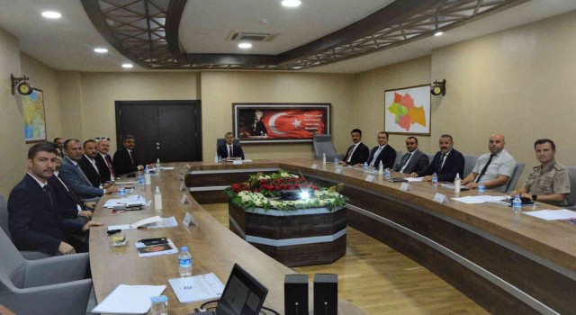 Siirtte üniversite güvenlik koordinasyon toplantısı gerçekleştirildi