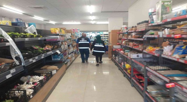 Siirtte zabıta ekiplerinden market denetimi