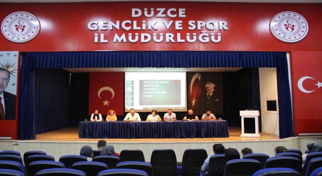 Sporcu aileleri ile toplantı
