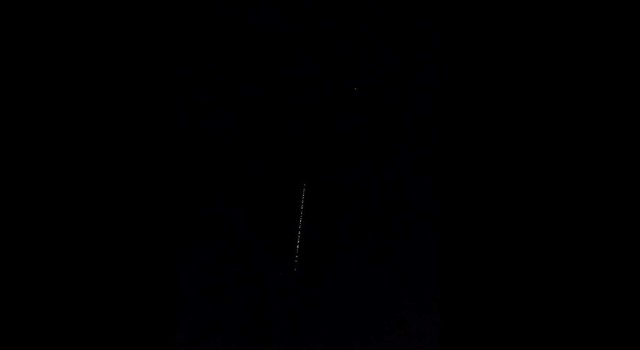 Starlink uyduları Karakoçan semalarında görüntülendi