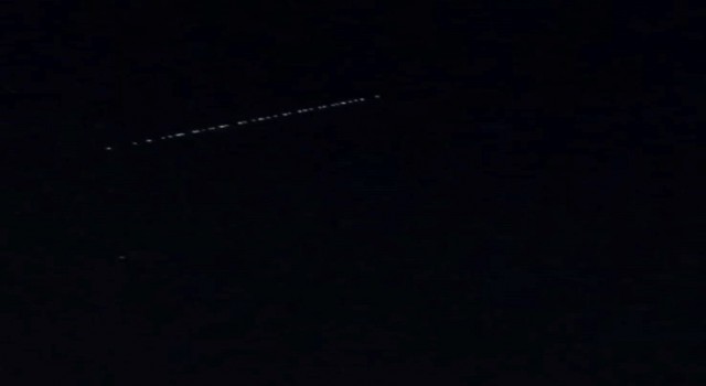 Starlink uyduları Mardin semalarında görüntülendi