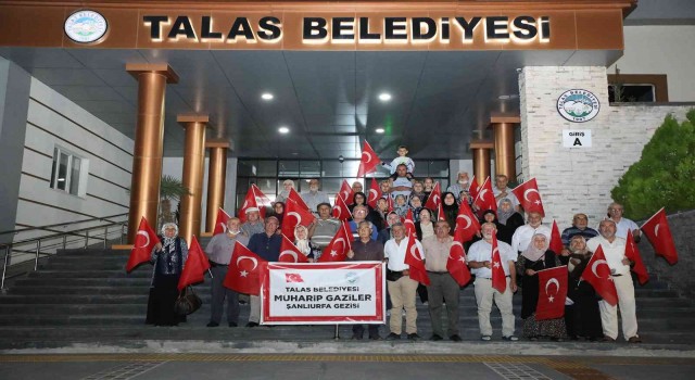 Talasın gazileri Şanlıurfa yolunda