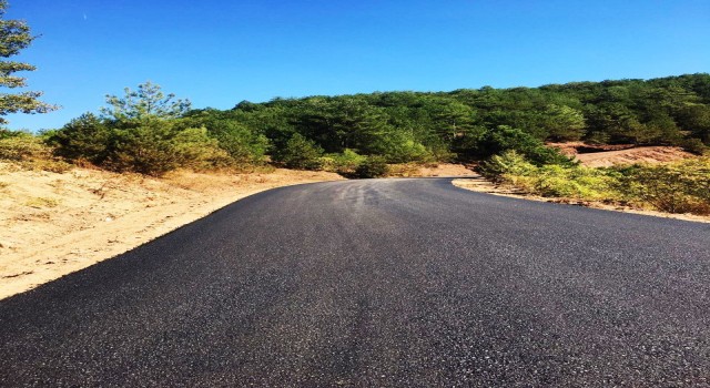 Taraklıda asfalt sevinci: Otoyola bağlanan 9 kilometrelik yol sil baştan