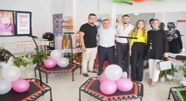 Tavşanlıda bayanlara özel spor salonu açıldı