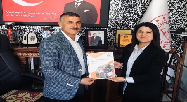 TEGV Muradiye Öğrenim Birimi, İlçe Milli Eğitim Müdürlüğüne faaliyet raporu sundu