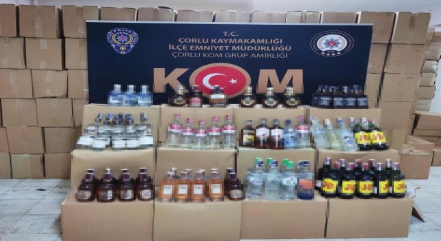 Tekirdağ emniyetinden kaçak içkiye geçit yok