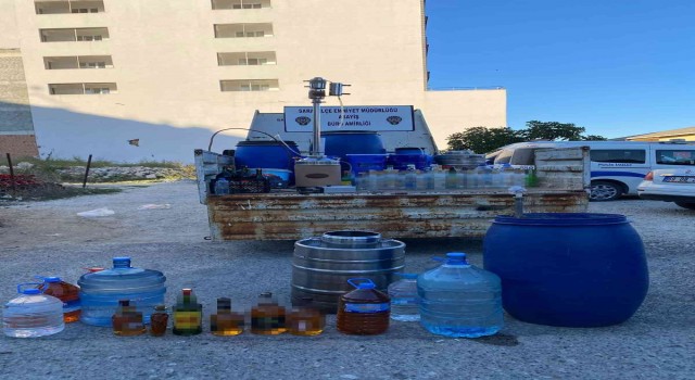 Tekirdağda kaçak içki operasyonu: 230 litre el yapımı içki ele geçirildi