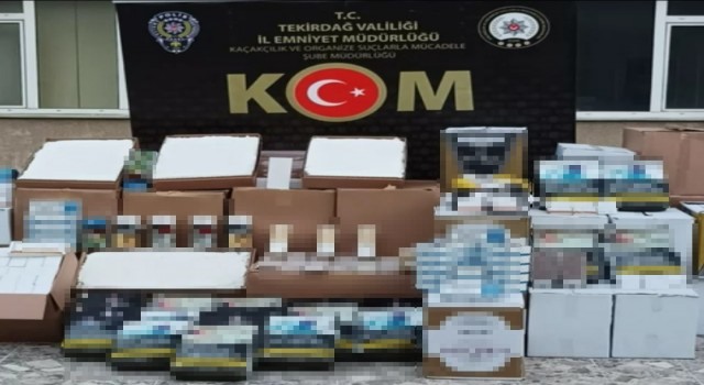 Tekirdağda tütüne dev operasyon