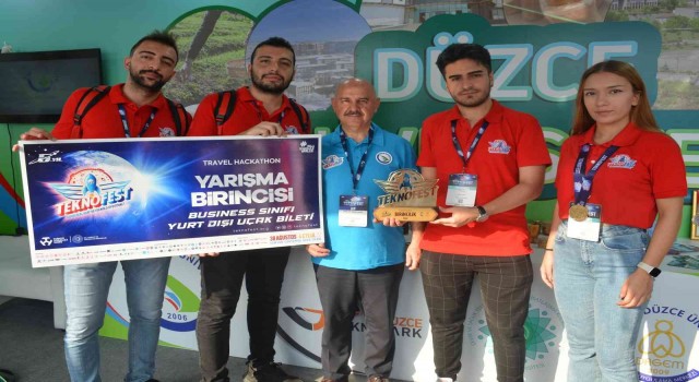 TEKNOFEST 2022de Düzce Üniversitesi proje ve başarılarıyla göz doldurdu