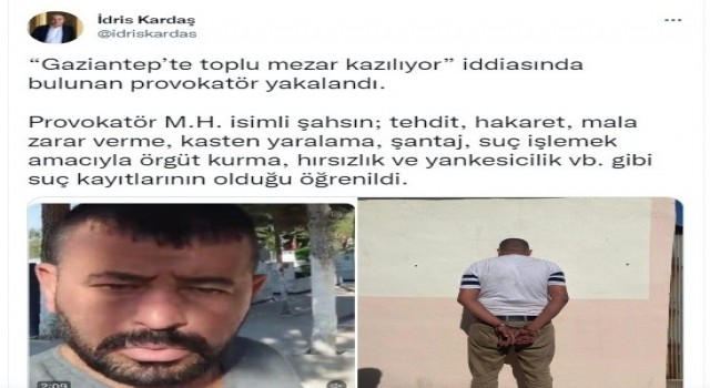 Toplu mezar iddiasında provokatör detayı