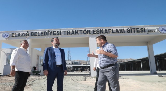 Traktör Esnafı Sitesinde çalışmalar tamamlanmak üzere