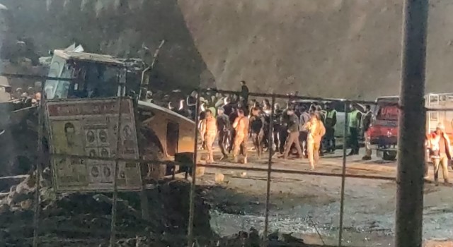 Tünel inşaatında göçük altında kalan 2 kişinin cansız bedeni bulundu