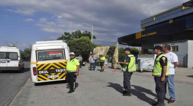 Turgutluda okul servis araçları denetlendi
