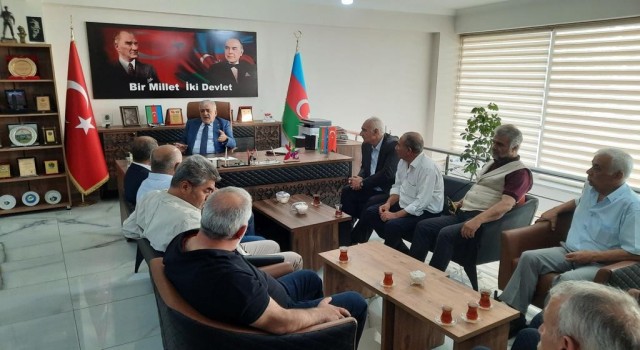 Türkiye Azerbaycan Dostluk Grubu Başkanı, İstanbul Milletvekili Şamil Ayrımdan Iğdır Azerbaycan Evine ziyaret