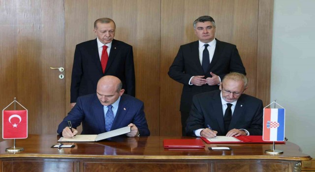 Türkiye ile Hırvatistan arasında 3 anlaşma imzalandı
