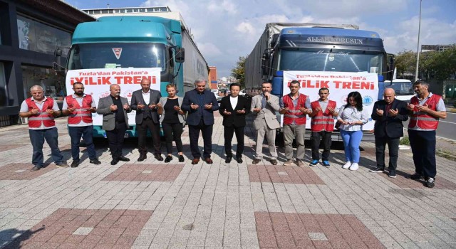 Tuzladan yardım tırları Pakistan için yola çıktı