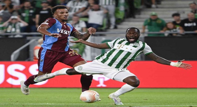 UEFA Avrupa Ligi: Ferencvaros: 3 - Trabzonspor: 1 (İlk yarı)