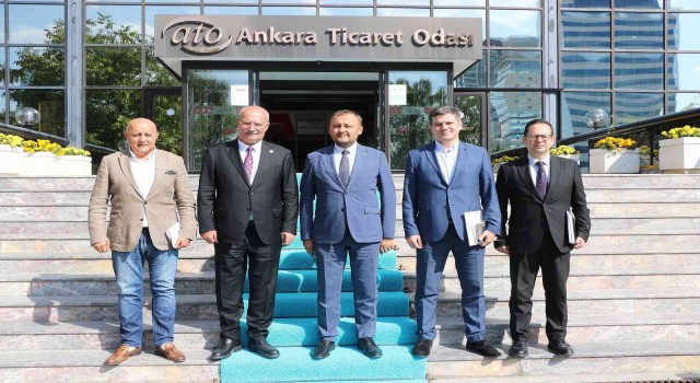 Ukrayna Büyükelçisi Bodnar, ATO Başkanı Baranı ziyaret etti